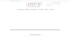 Desktop Screenshot of luxury24-7.com